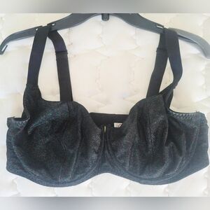 Shimmering Black Women's Bra